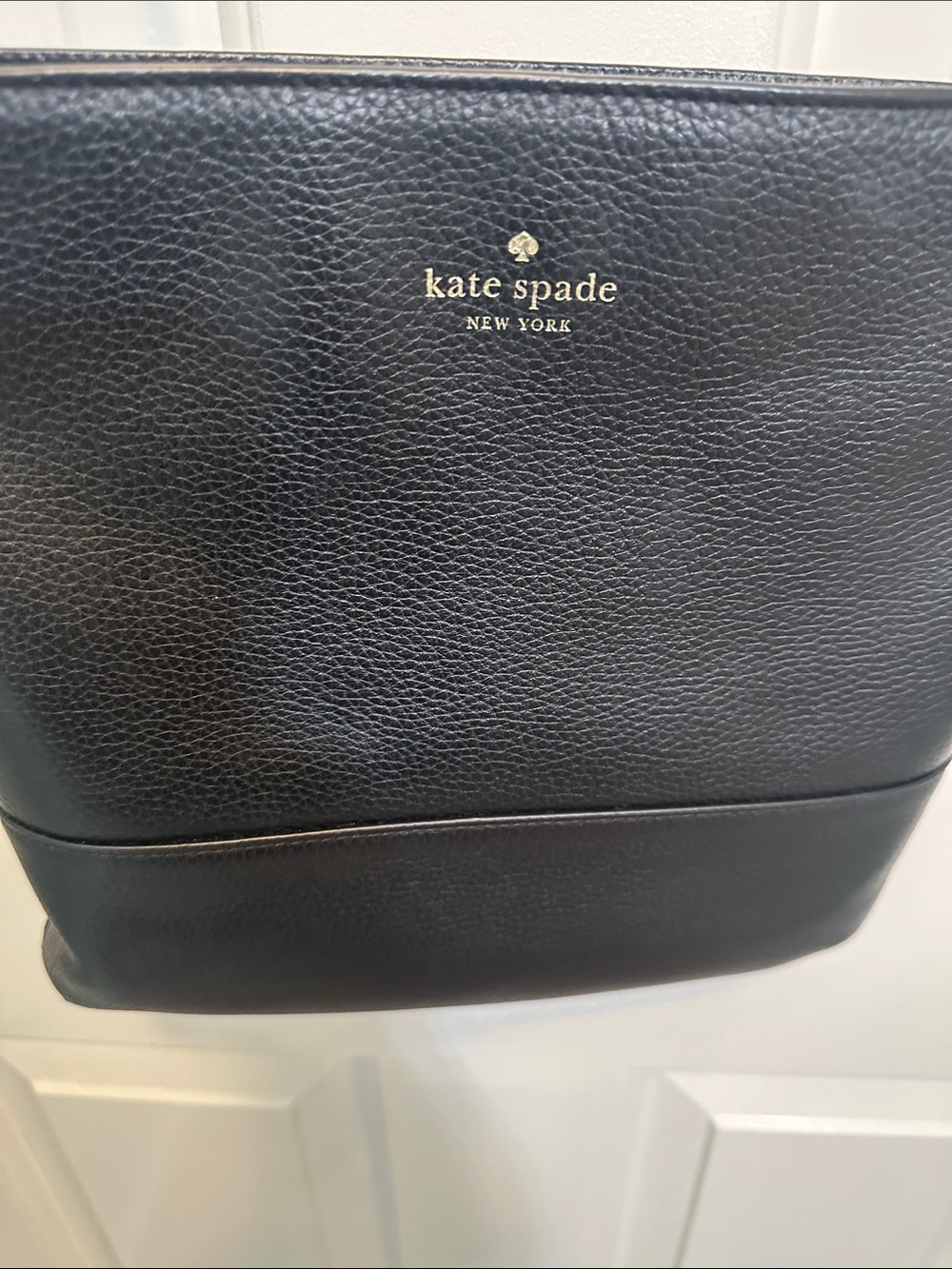 kate spade Black Pebbled Leather Crossbody Bag